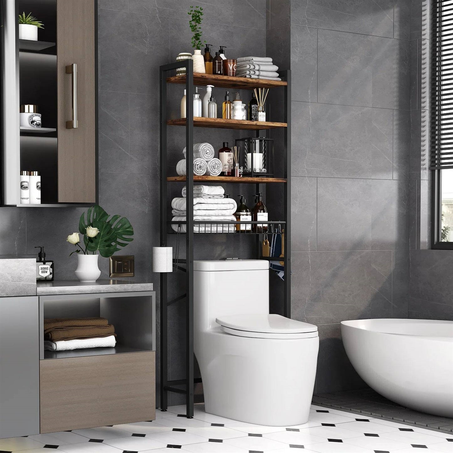 The Lofted Loo Organizer- Spa Collection