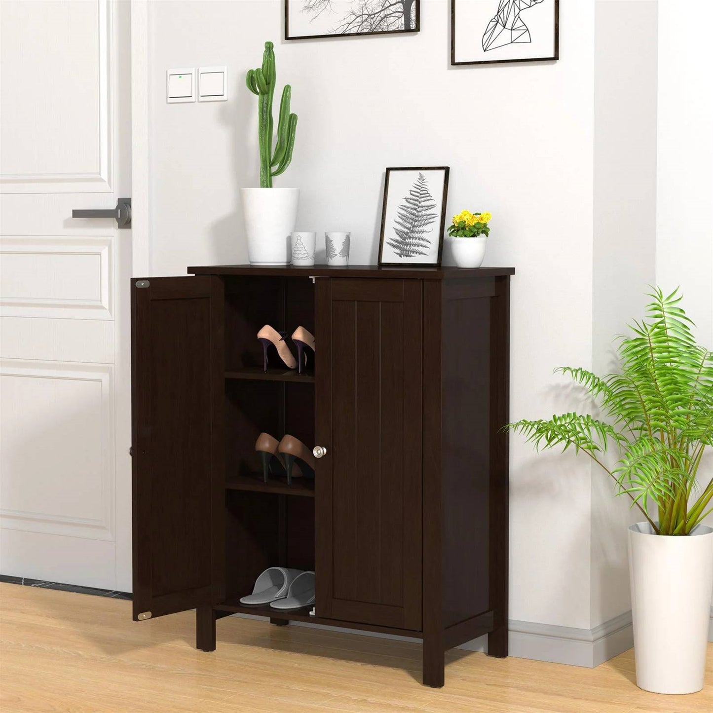 The Rustic Edge Storage Cabinet- Spa Collection