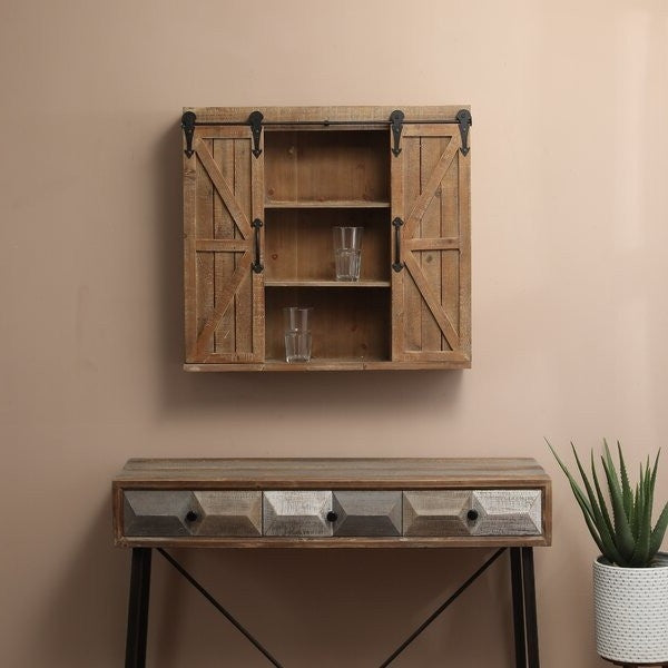 Farmhouse Sliding Storage- Spa Collection
