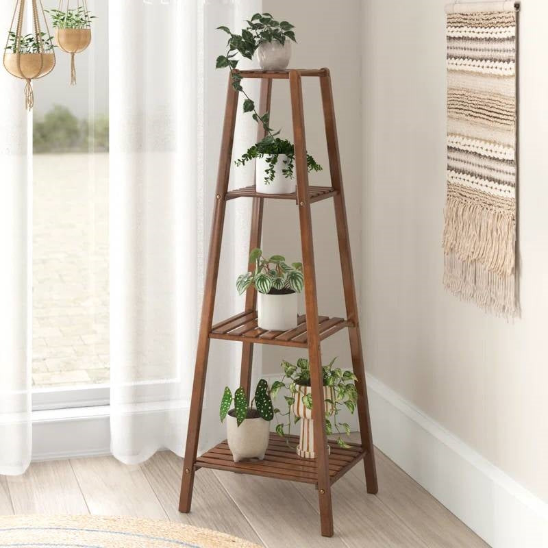 The Boho Bloom Tower Plant Stand- Earth Tone Collection
