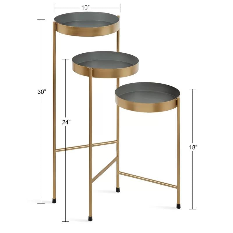 The Triple Threat Plant Stand- Earth Tone Collection