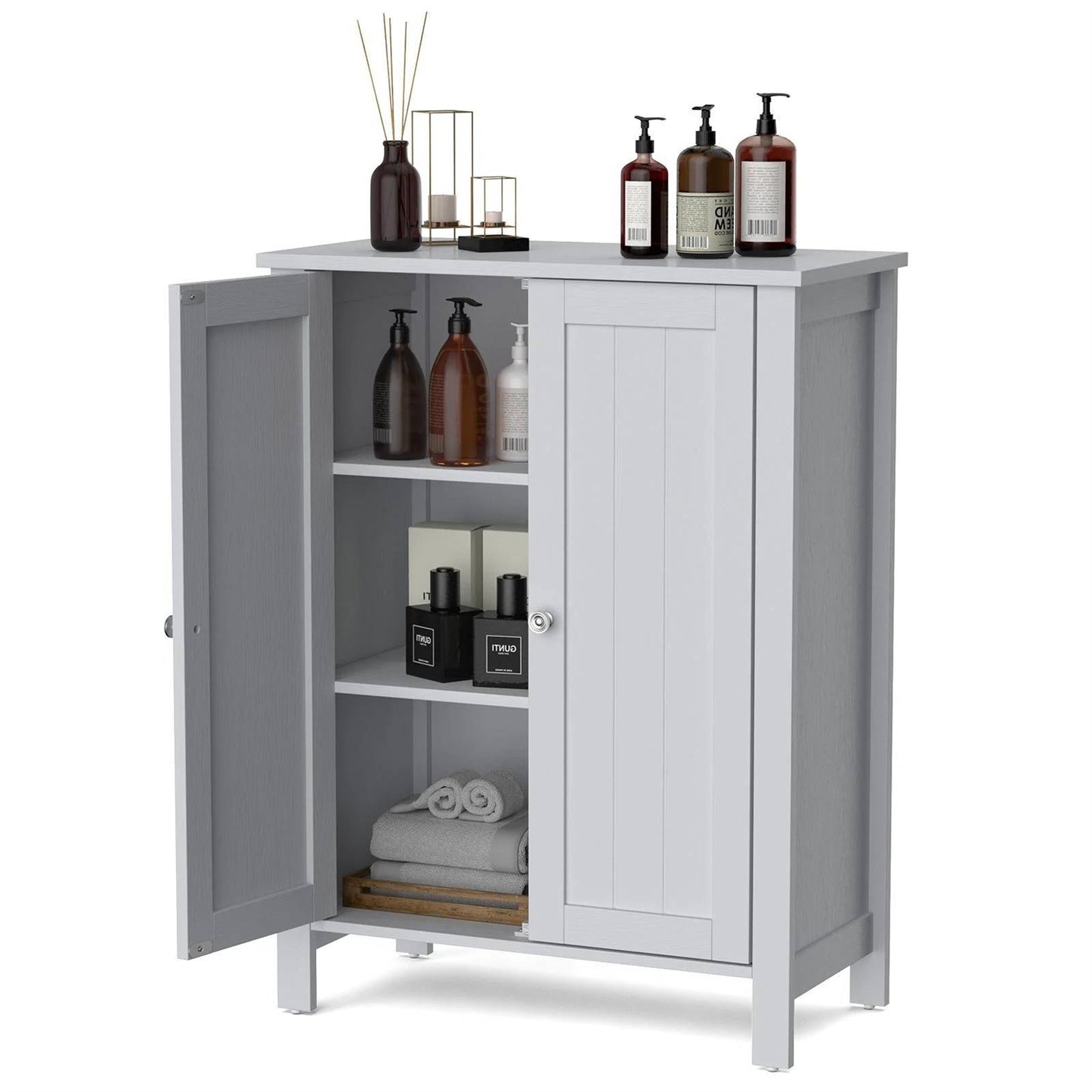 The Rustic Edge Storage Cabinet- Spa Collection