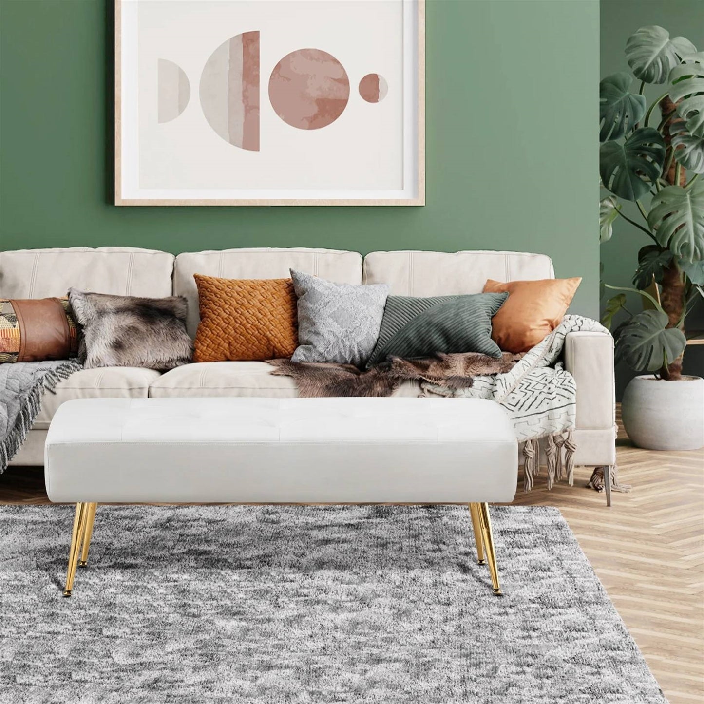 The Glam Haven Bench-Spa Collection