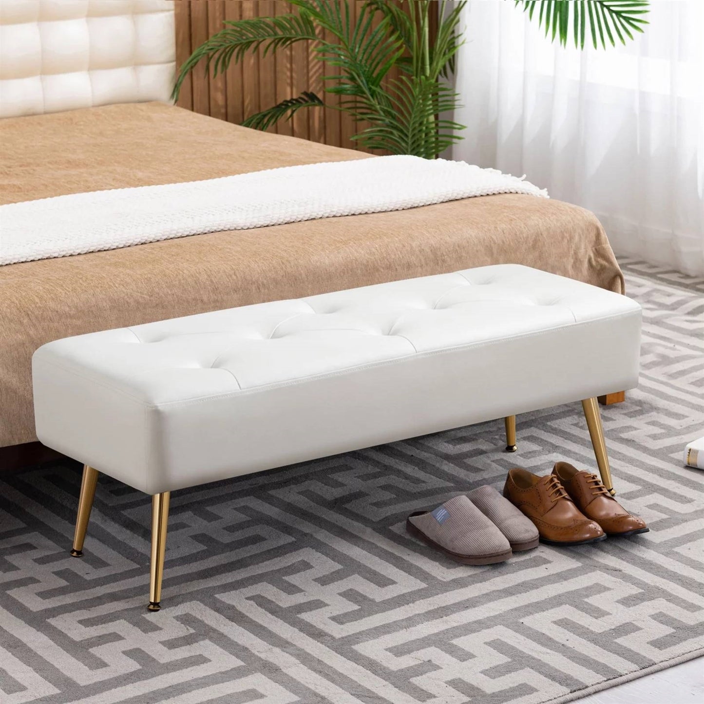 The Glam Haven Bench-Spa Collection
