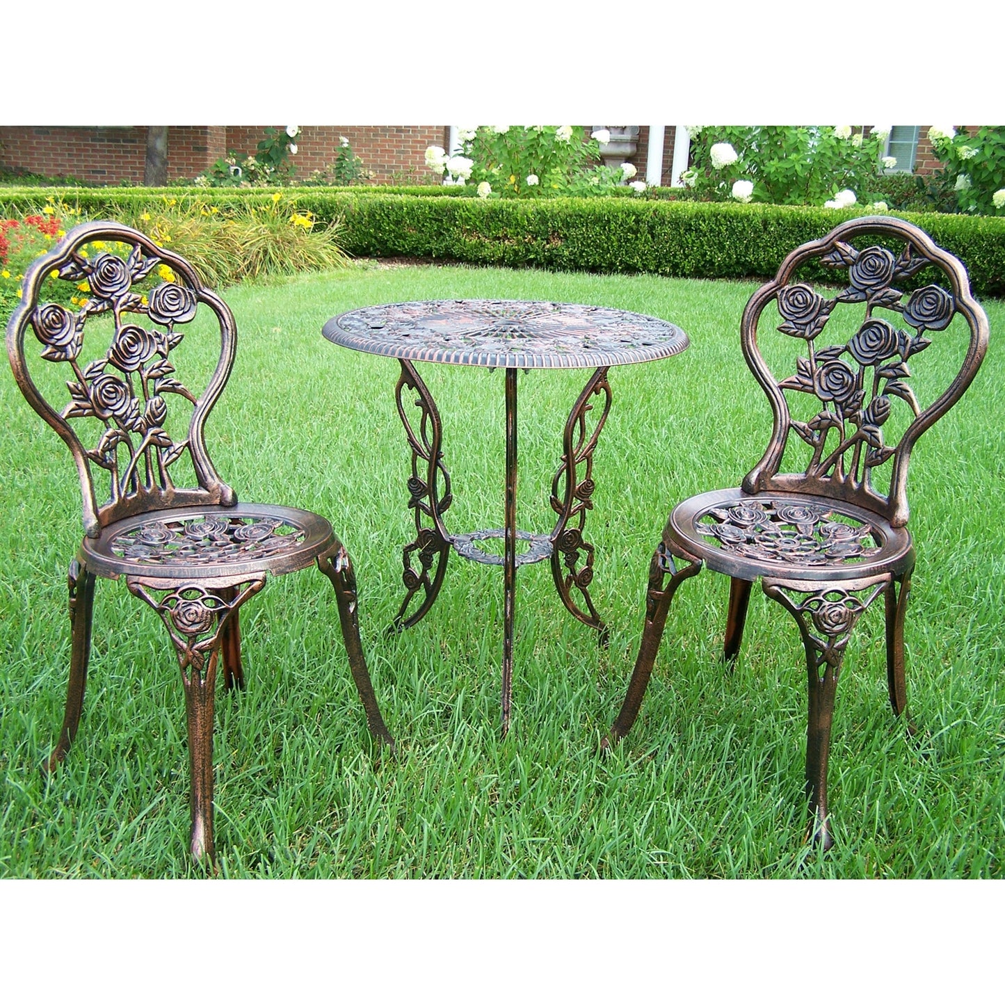 The Rosé Rendezvous 3-Piece Bistro Set- Glamorocean Collection