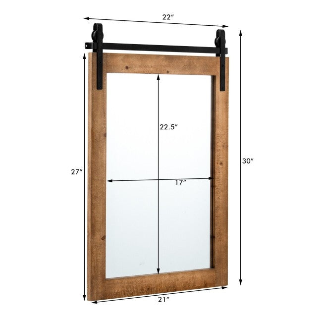 The Barndoor Mirror- Spa Collection