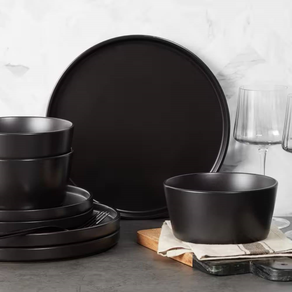 Midnight Mood Stoneware Set- Earth Tone Collection