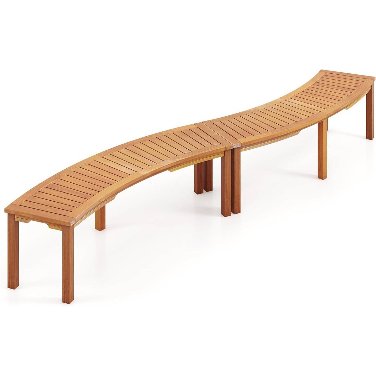 The Curve Appeal Outdoor Bench Set- Glamorocean Collection