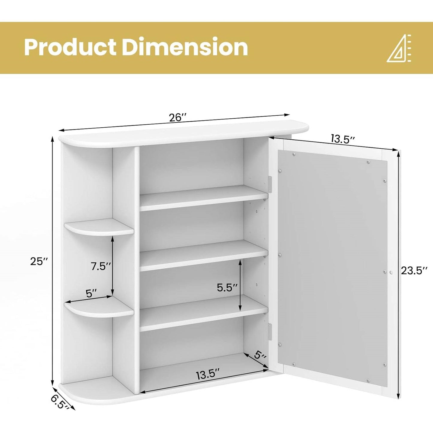 The Shelfie Queen Mirror- Spa Collection