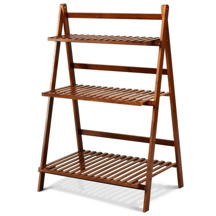 Bamboo Bloom Boss Plant Stand- Earth Tone Collection