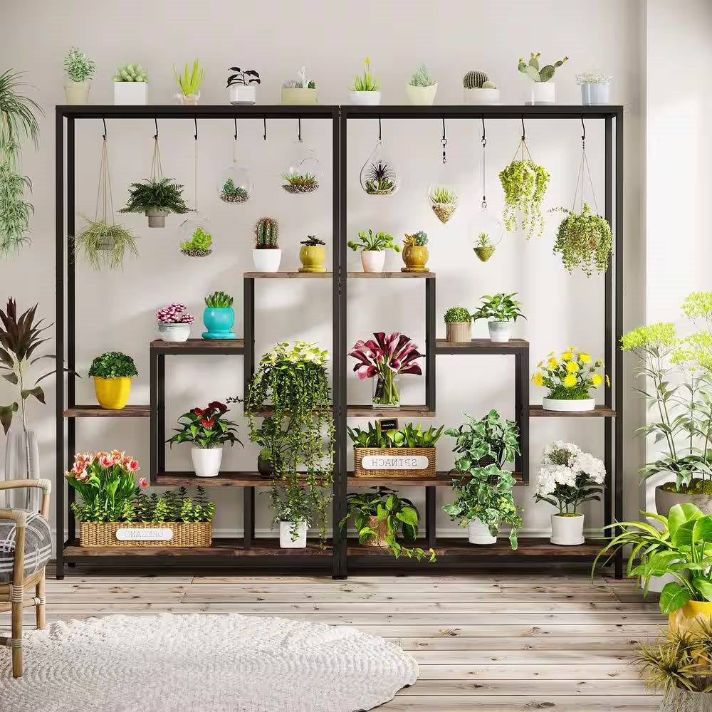 The Vertical Vibe Plant Stand- Earth Tone Collection