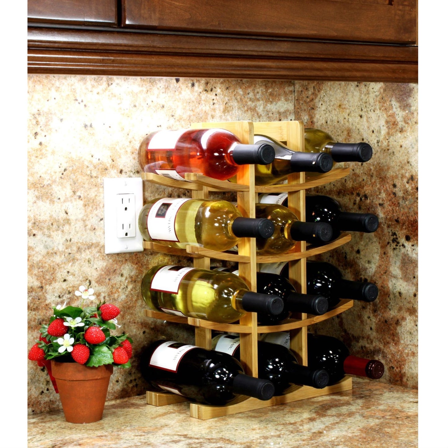 The Vino Vault Wine Rack- Earth Tone Collection