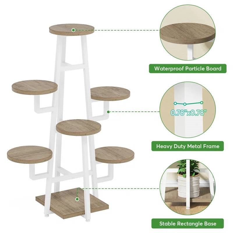 The Rise & Shine Plant Stand- Earth Tone Collection