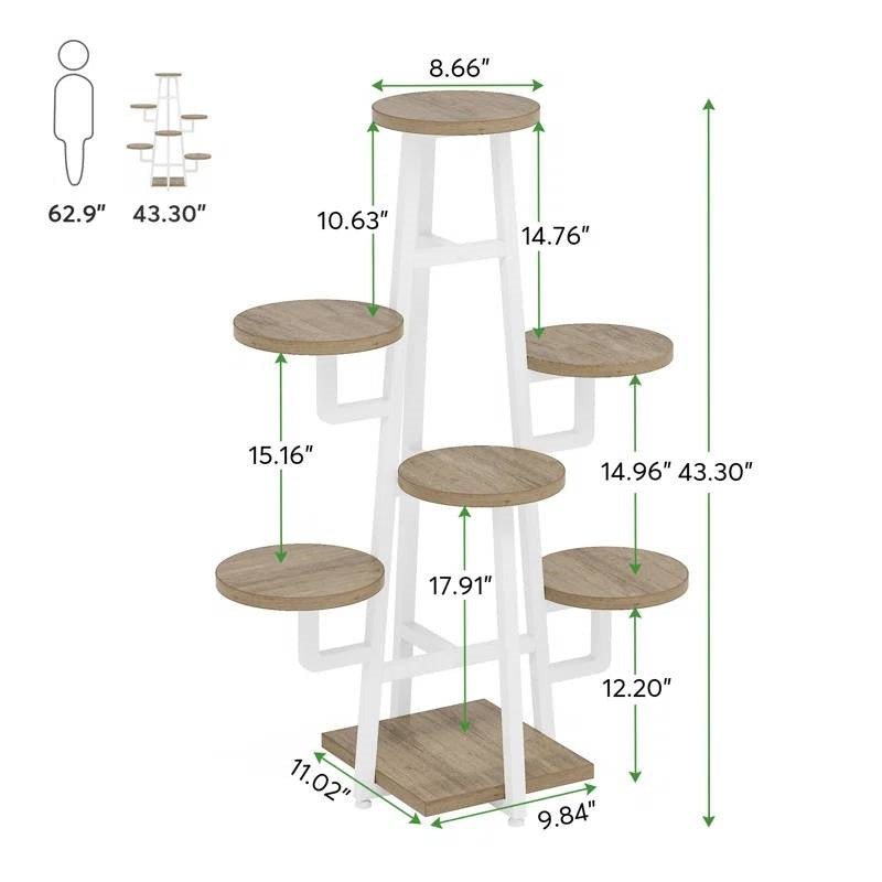 The Rise & Shine Plant Stand- Earth Tone Collection