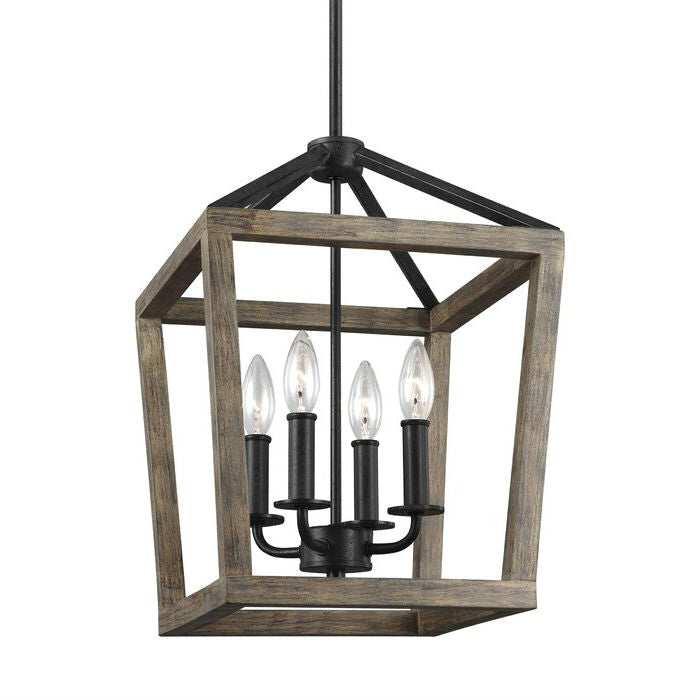 Lantern Luxe Rustic Revival Chandelier- Earth Tone Collection