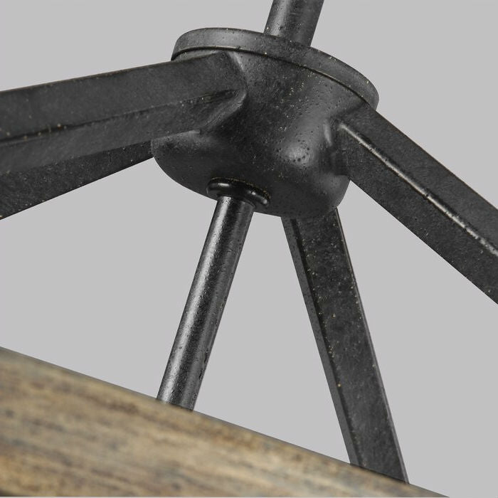 Lantern Luxe Rustic Revival Chandelier- Earth Tone Collection