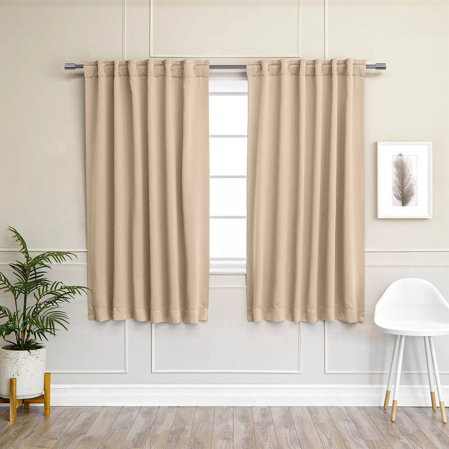 Château Chic Curtains- Earth Tone Collection
