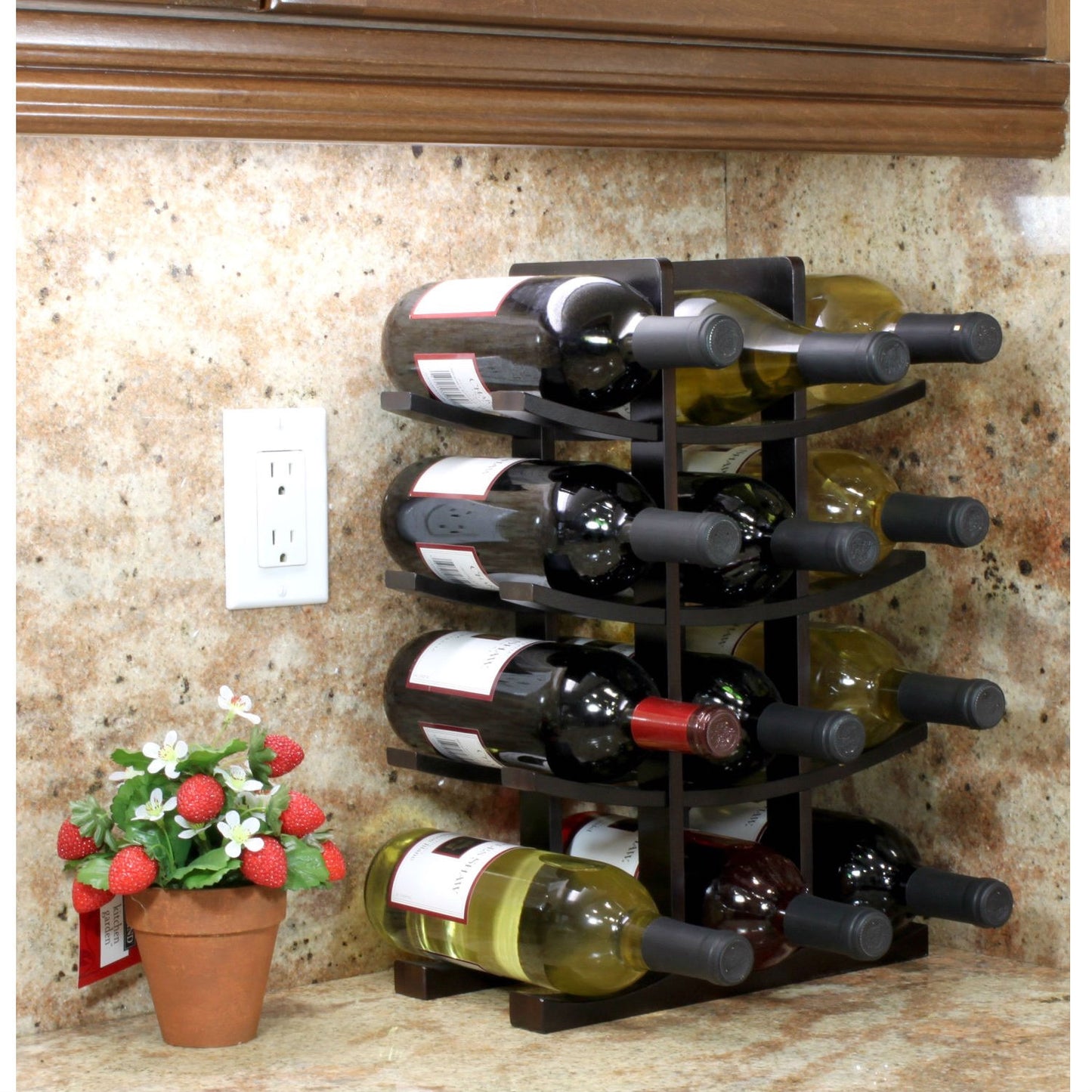 The Vino Vault Wine Rack- Earth Tone Collection