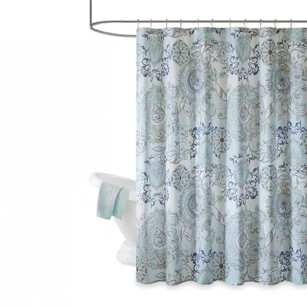 Watercolor Paisley Dream Shower Curtain- Spa Collection