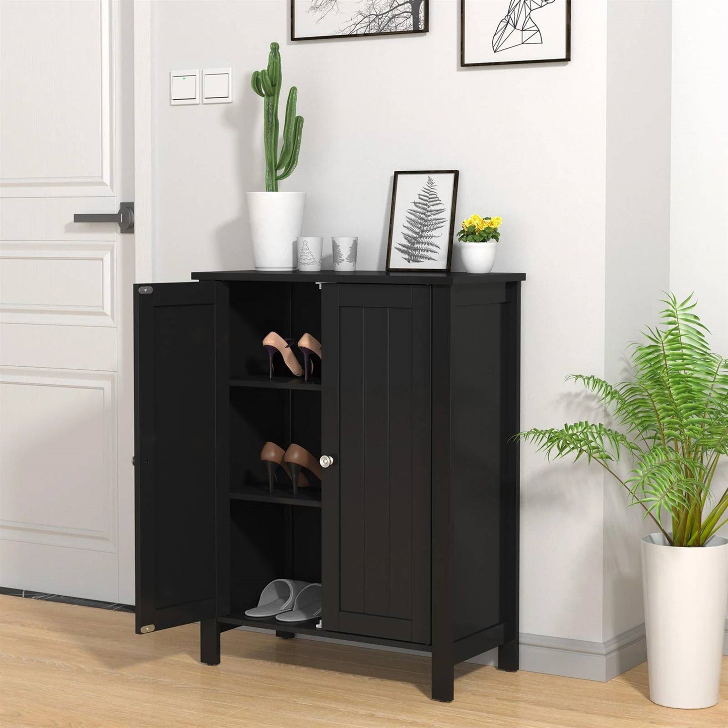 The Rustic Edge Storage Cabinet- Spa Collection