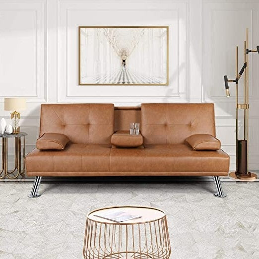 The Sip & Snooze Sofa- Earth Tone Collection