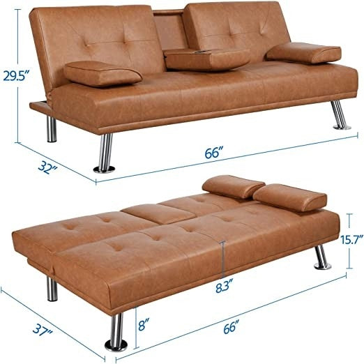 The Sip & Snooze Sofa- Earth Tone Collection