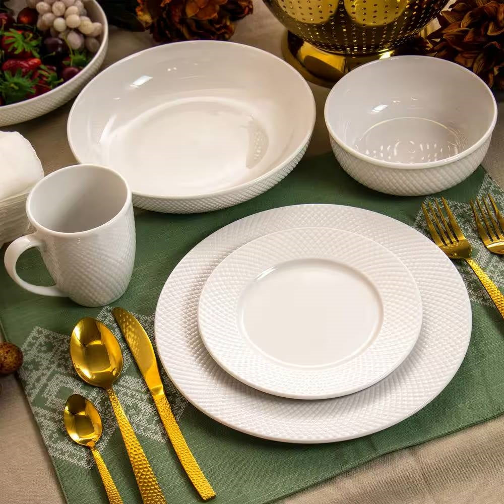 Maisy Luxe Dinnerware Set- Earth Tone Collection