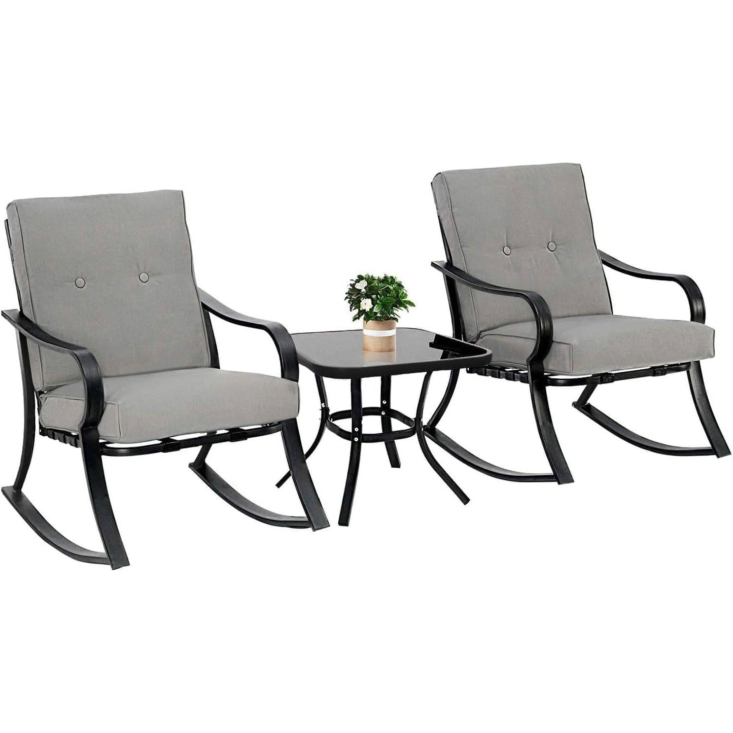 The Rock & Rosé 3-Piece Patio Bliss Set- Glamorocean Collection