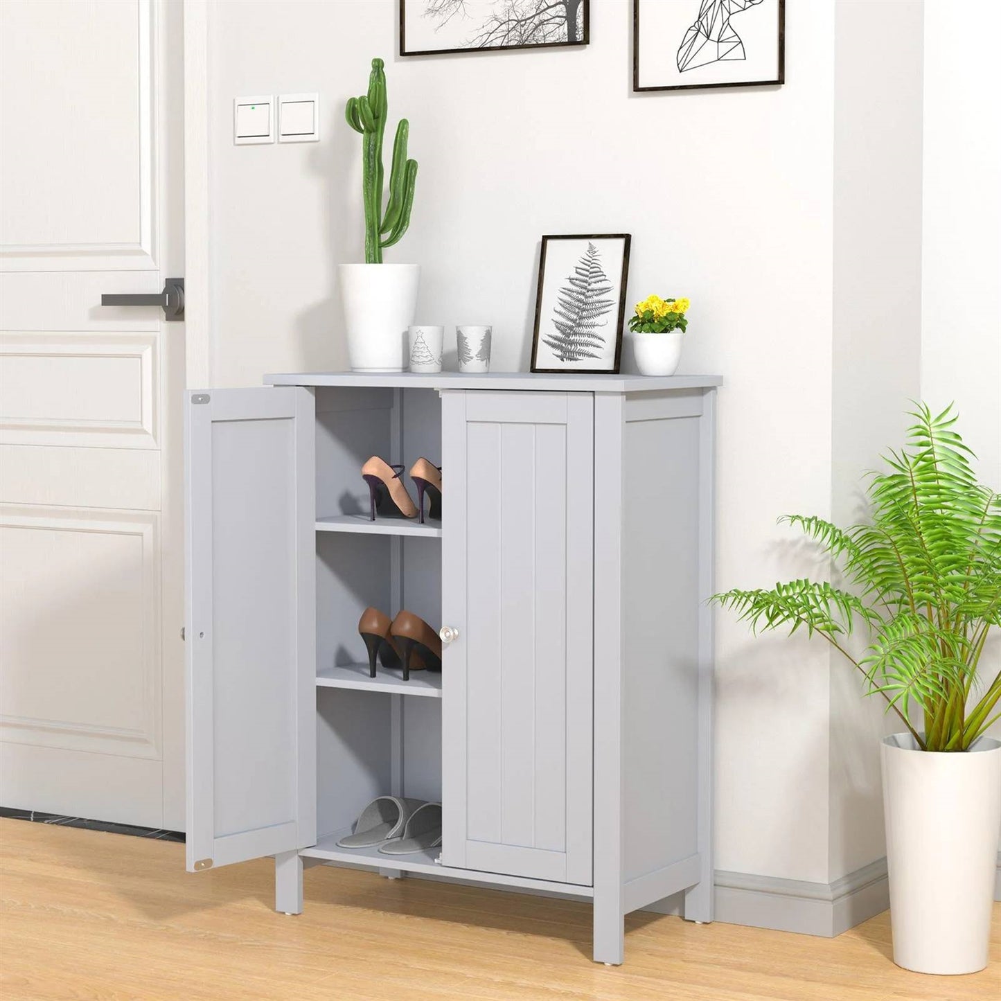 The Rustic Edge Storage Cabinet- Spa Collection
