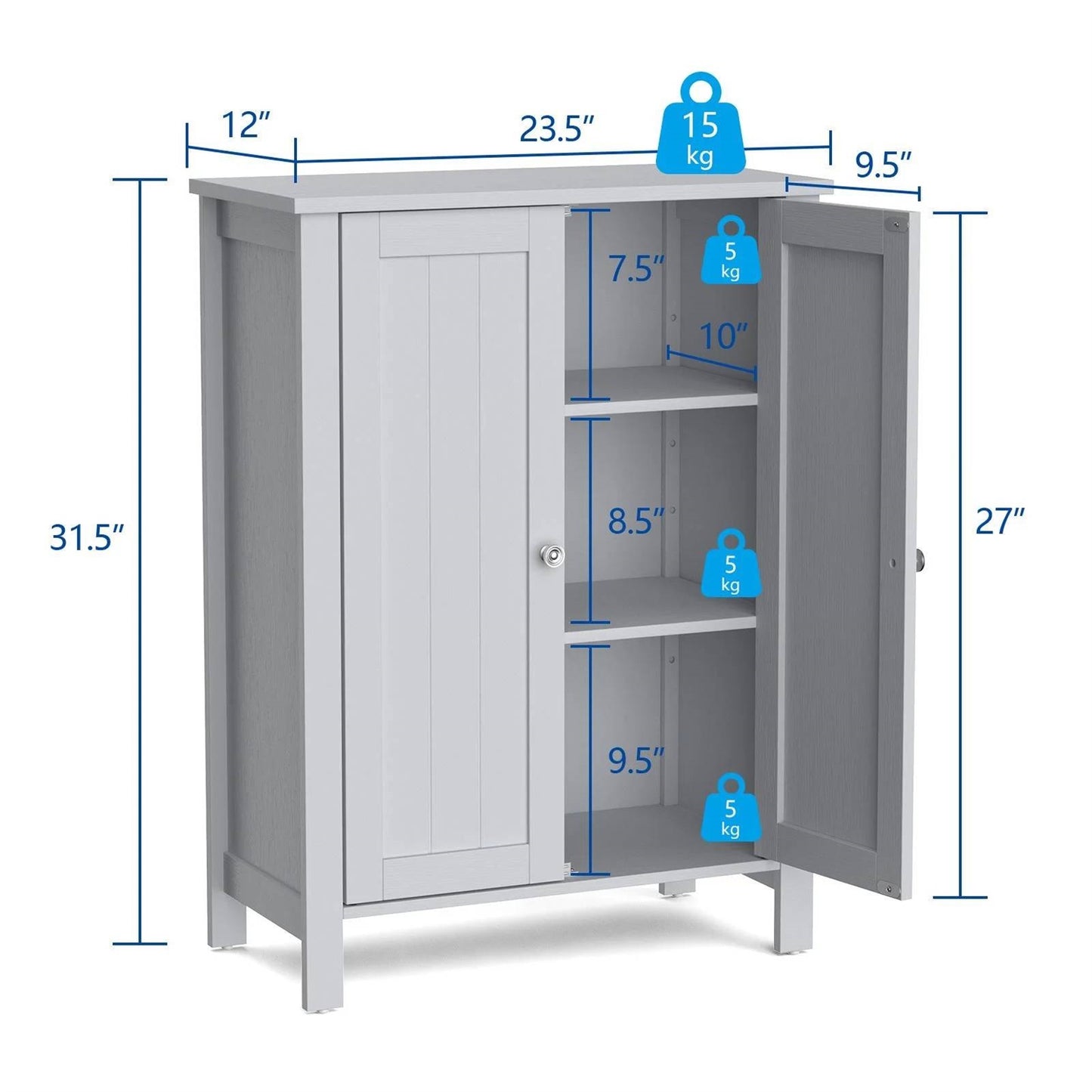 The Rustic Edge Storage Cabinet- Spa Collection