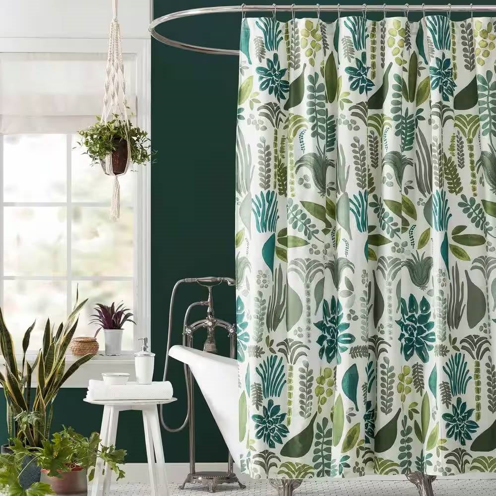 Botanical Bliss Shower Curtain- Spa Collection