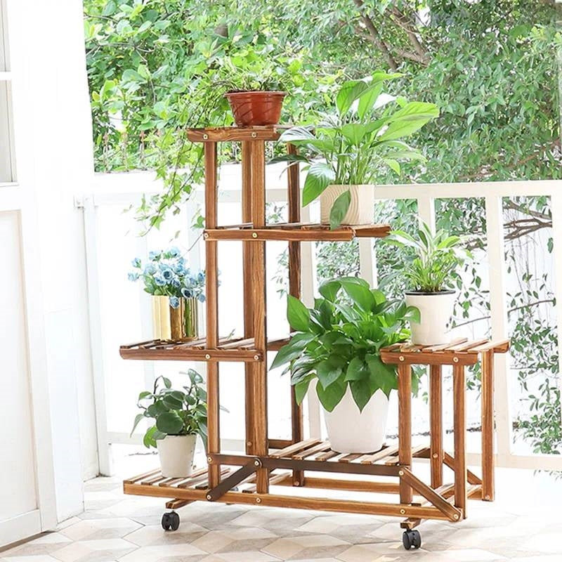 Rollin’ Roots Express Plant Stand- Earth Tone Collection