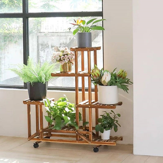 Rollin’ Roots Express Plant Stand- Earth Tone Collection