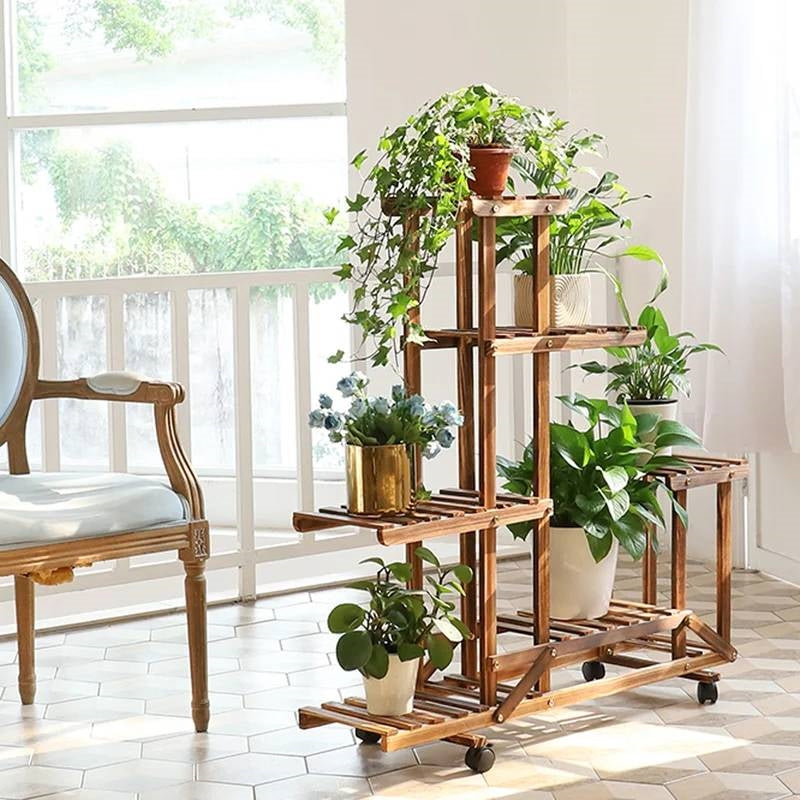 Rollin’ Roots Express Plant Stand- Earth Tone Collection