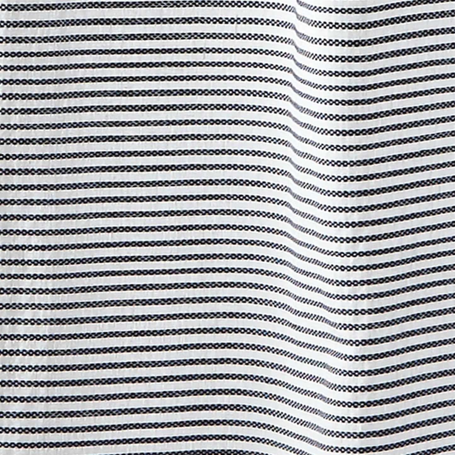 Tassel Wave Coastal Stripes Shower Curtain- Spa Collection
