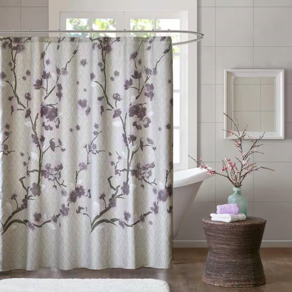 Cherry Blossom Bliss Shower Curtain- Spa Collection
