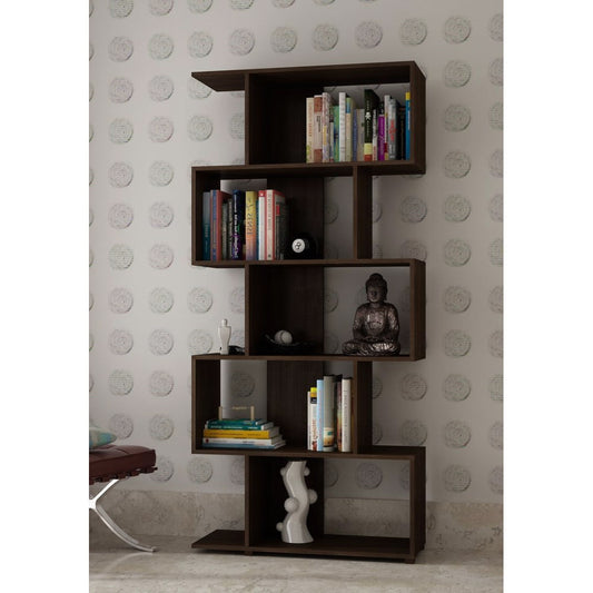 The Zesty Zeta Bookcase- Earth Tone Collection