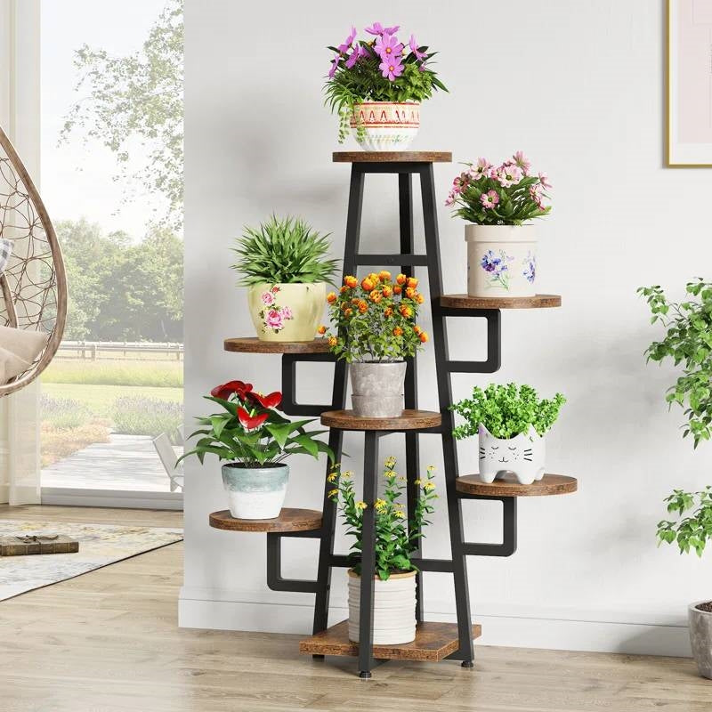 The Rise & Shine Plant Stand- Earth Tone Collection