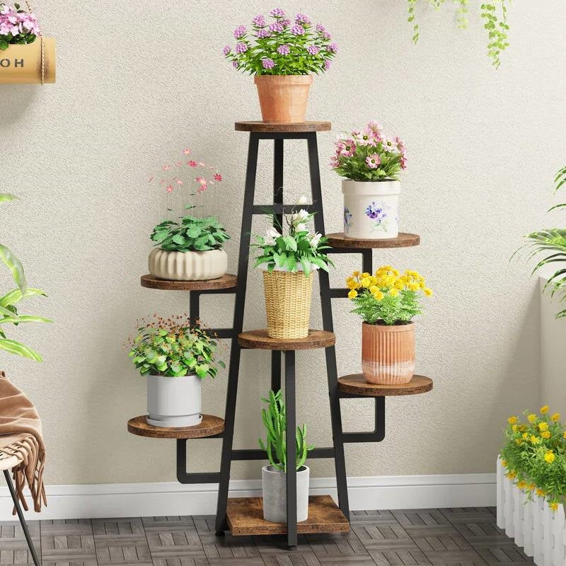 The Rise & Shine Plant Stand- Earth Tone Collection