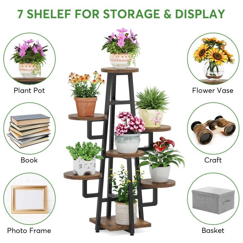 The Rise & Shine Plant Stand- Earth Tone Collection