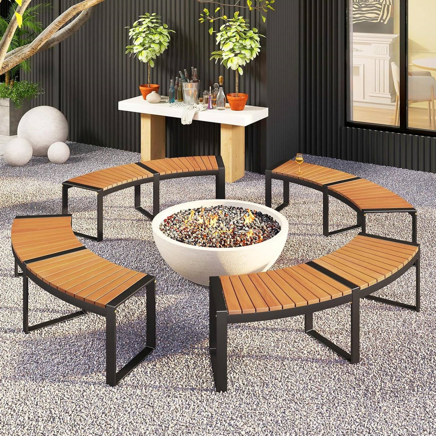 The Curve Command Bench Set- Glamorocean Collection