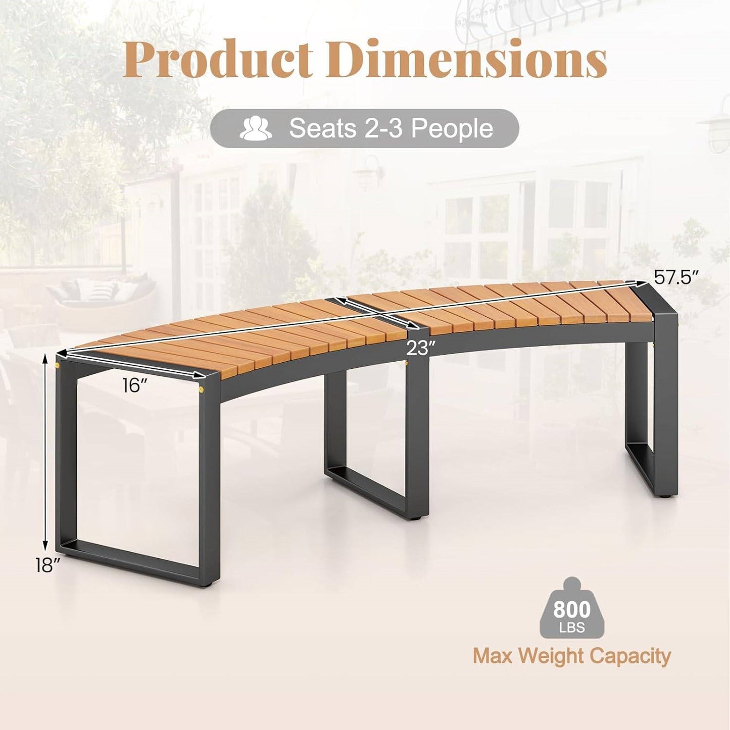 The Curve Command Bench Set- Glamorocean Collection