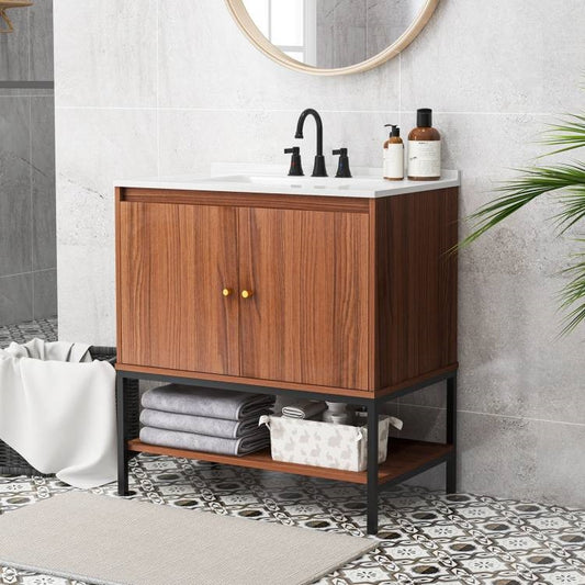 Walnut Wonder Vanity- Spa Collection
