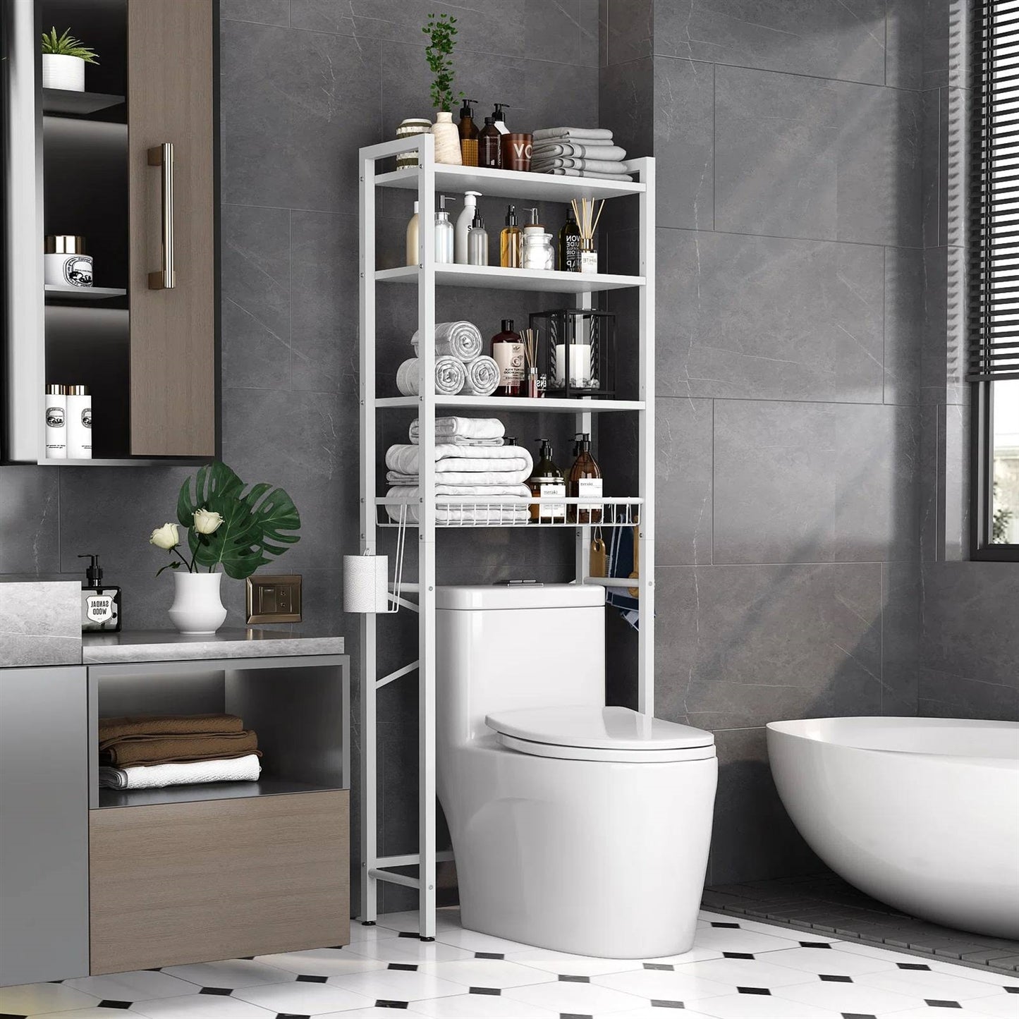 The Lofted Loo Organizer- Spa Collection
