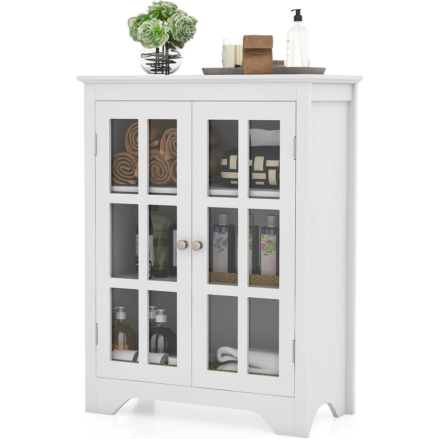 The Clear View Linen Tower- Spa Collection