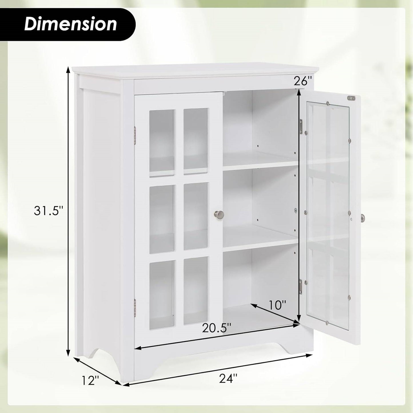 The Clear View Linen Tower- Spa Collection